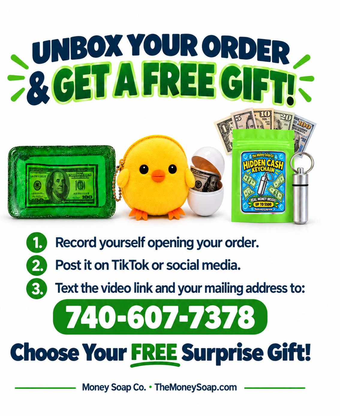 free money soap
