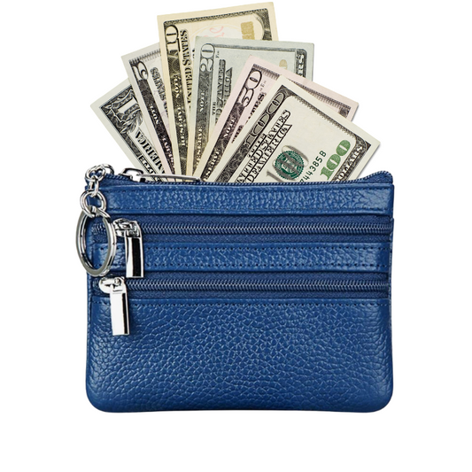 Blue Mystery Money Wallet