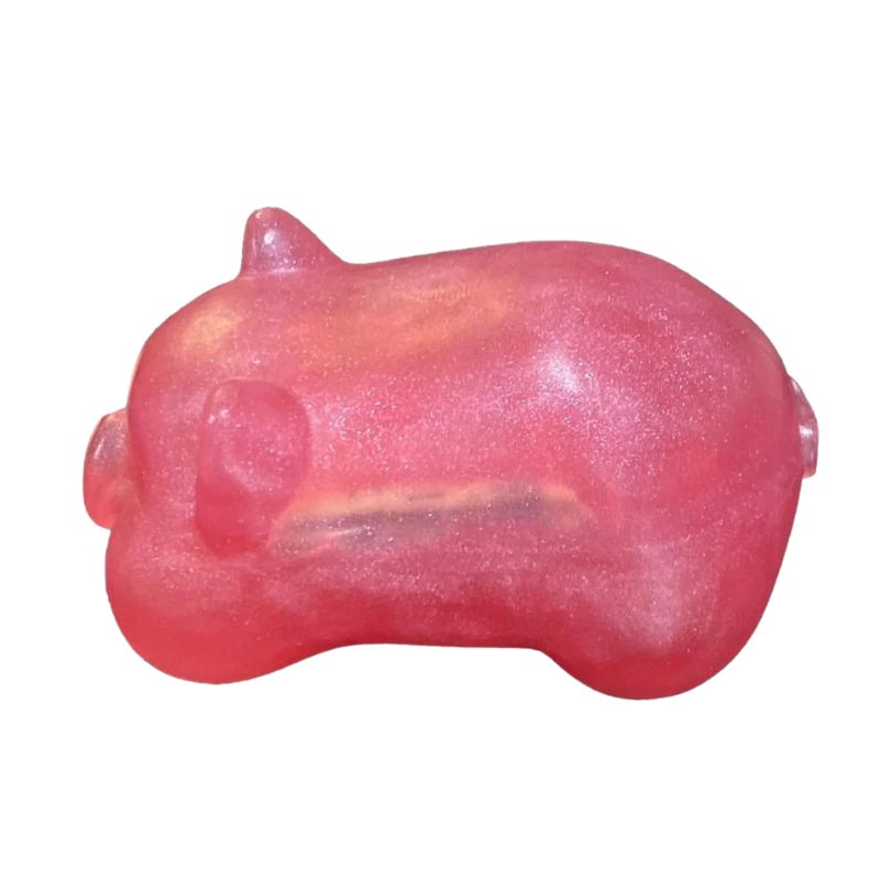 pink pig money soap