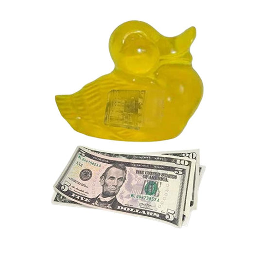 duck shaped money soap