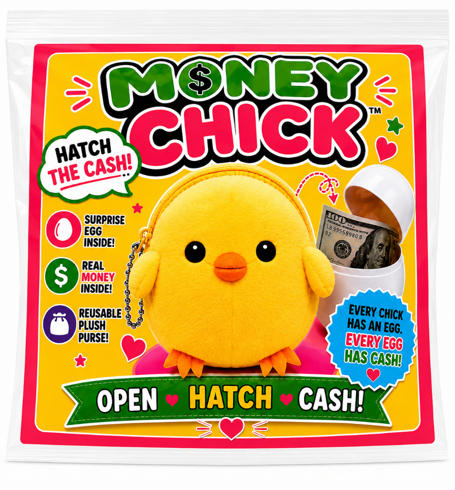 cute money chick coin purse egg
